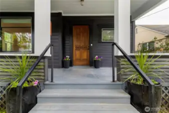 Charming front porch