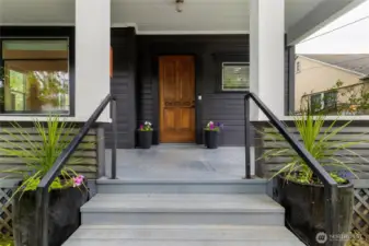Charming front porch