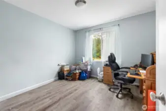 Office or coud be used as a third guest room