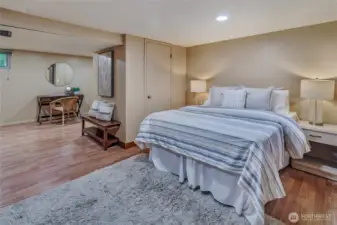 Basement bedroom or bonus space