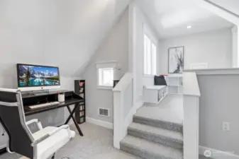 Extra upstairs office