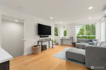 The TV can stay if you like it...