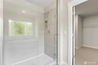 Primary shower.