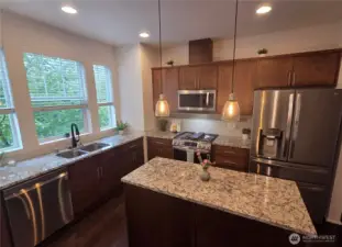 Huge beautiful granite counter Islands & Newer Appliances are the BEST!!