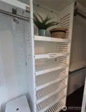 Primary Bedroom Custom Closet Shelving