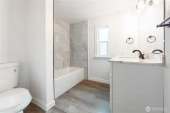 Brand new bathroom!