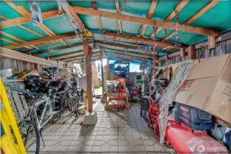 Inside the main storage area. So much storage!