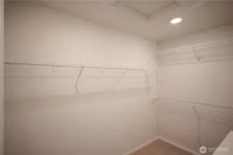 large walk in closet, enough for two!