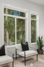 Outdoor view from the living room