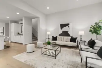 Living room (staged)