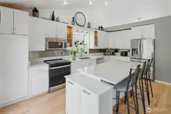 Spacious Kitchen with Granite Counters