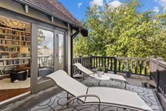 Deck off primary suite