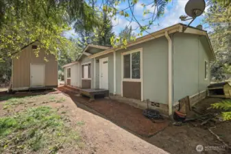 Back of the home