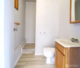 basement bathroom