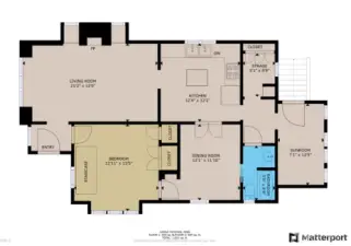Main floor plan, main house