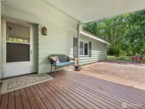This is the Front Door entry off the Deck.