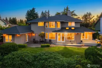 Your outdoor backyard and patio are serene and private.