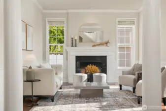 Bright and airy living spaces create a warm welcome.