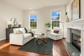 A hub for entertaining, open to the main living areas.