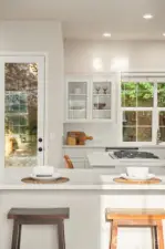 A chef’s kitchen with room to gather.