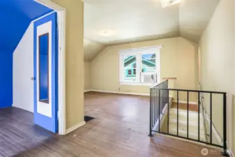 2 Bedrooms, a bath, a bonus room & large closets on the 2nd floor.