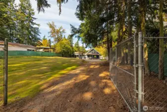 Gated Driveway, home is set back off the street.