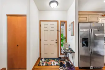 Front door of Unit A