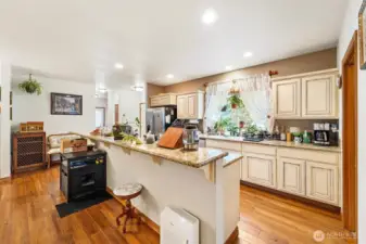 Unit A - Kitchen Area with ample cabinet space