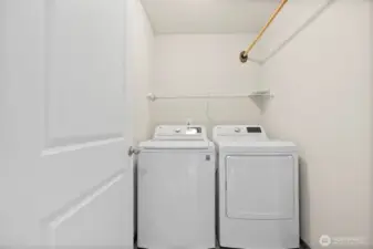 The laundry room.