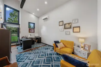 Office off the entry-