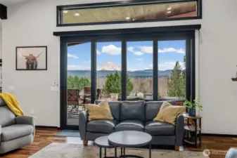 Wall slider opens seamlessly to the outside~