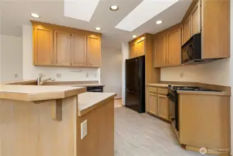 Refrigerator and dishwasher are about 2 years old.