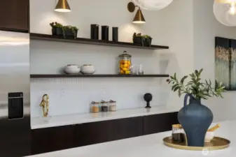 Elegant coffee or prep station