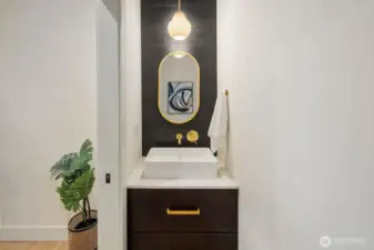 Powder bath on main lever