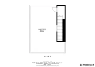 Rooftop deck dimensions