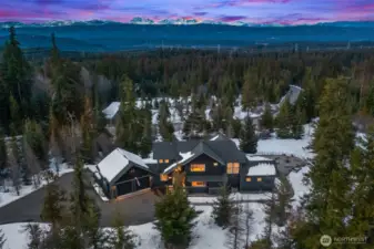 BIG views from this premier 2.1 acre lot in Trailside at Woods and Steele.