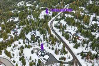 Also a benefit of this home's location is the close proximity to the community pool and lodge. It's just a short walk down the road.