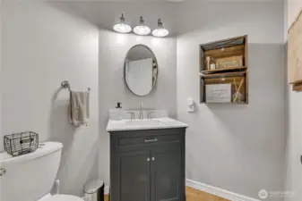 Main floor half bath