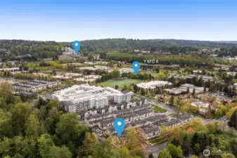 great North Creek location near dining, YMCA, I405 & parks.