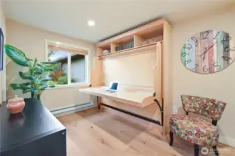 Second bedroom is a versatile retreat—ideal for guests, a home office conversion