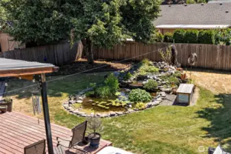View of Backyard from Upper Deck