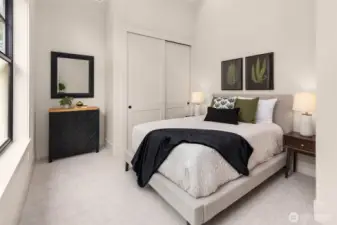 1 of 4 bedrooms upstairs.