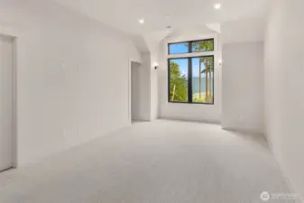 3 large bedrooms upstairs all with room  for a king bed.
