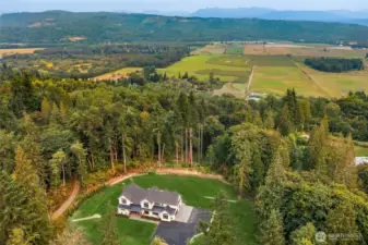 large private lot.