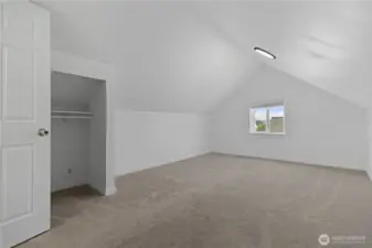 Comfortable primary bedroom retreat