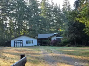 Houses from driving into driveway