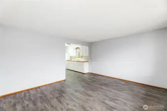 Living room/ facing kitchen area