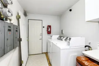 Laundry room/ storage area