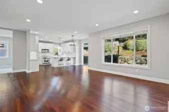 Family Room looking into kitchen