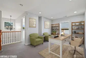 Virtually Staged Loft